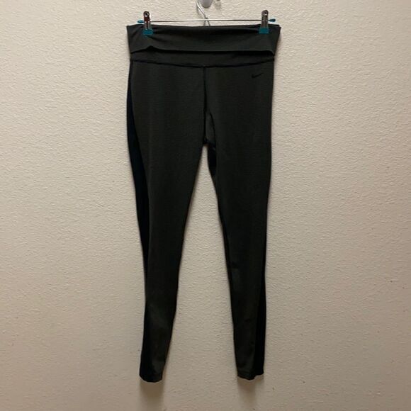 Nike Dri-Fit Striped Leggings Medium - Picture 1 of 5